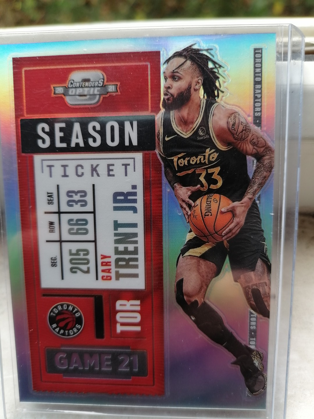 球星卡专场 2020-21PANINI-球票-OP-BASKETBALL-23一多伦多猛龙一小加里特伦特