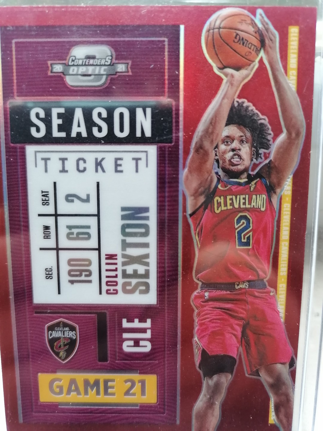 球星卡专场 2020-21-PANINI-球票  OP-BASKETBALL-10-克利夫兰骑士-科林塞克斯顿