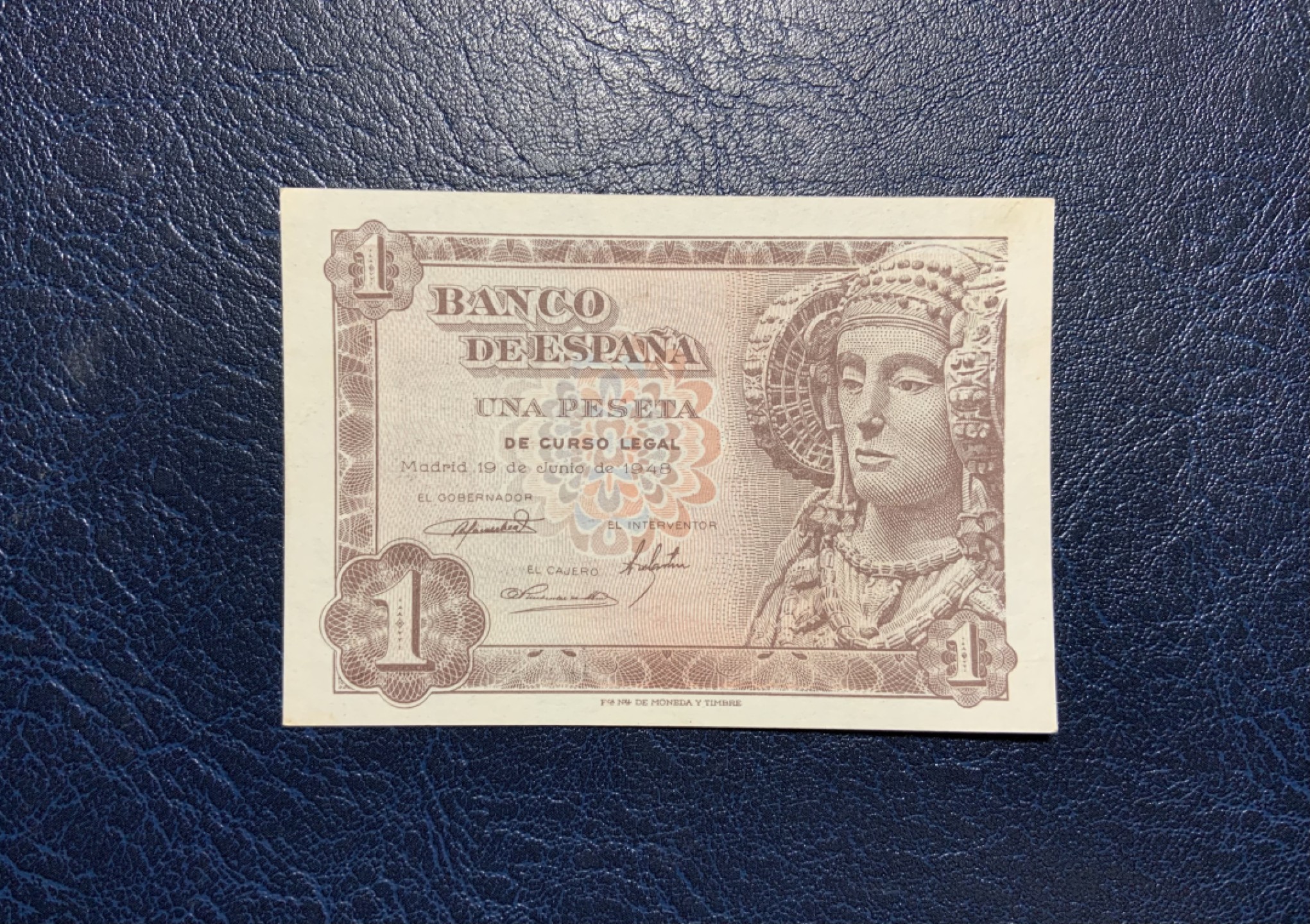 收藏联盟Quantum Auction 第223期拍卖 西班牙1948年1比索 品相UNC-