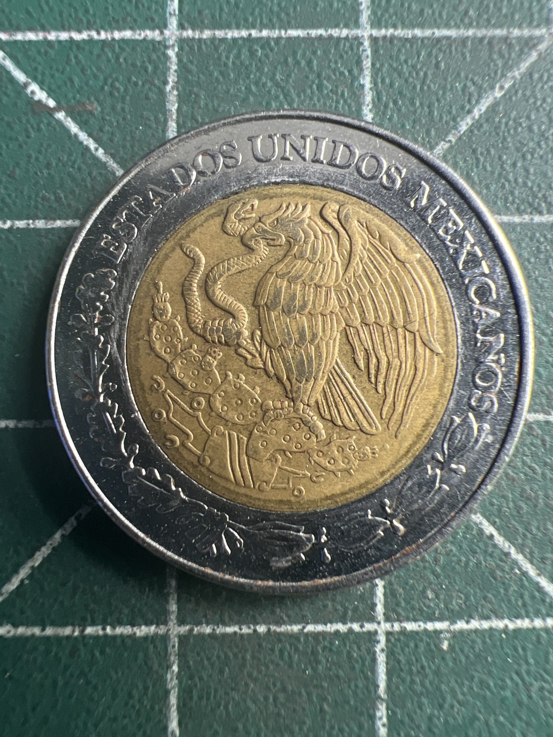 泡泡堂第204期  世界硬币（无押金，无佣金，捡漏，全场20包邮，偏远地区除外） 墨西哥二刀