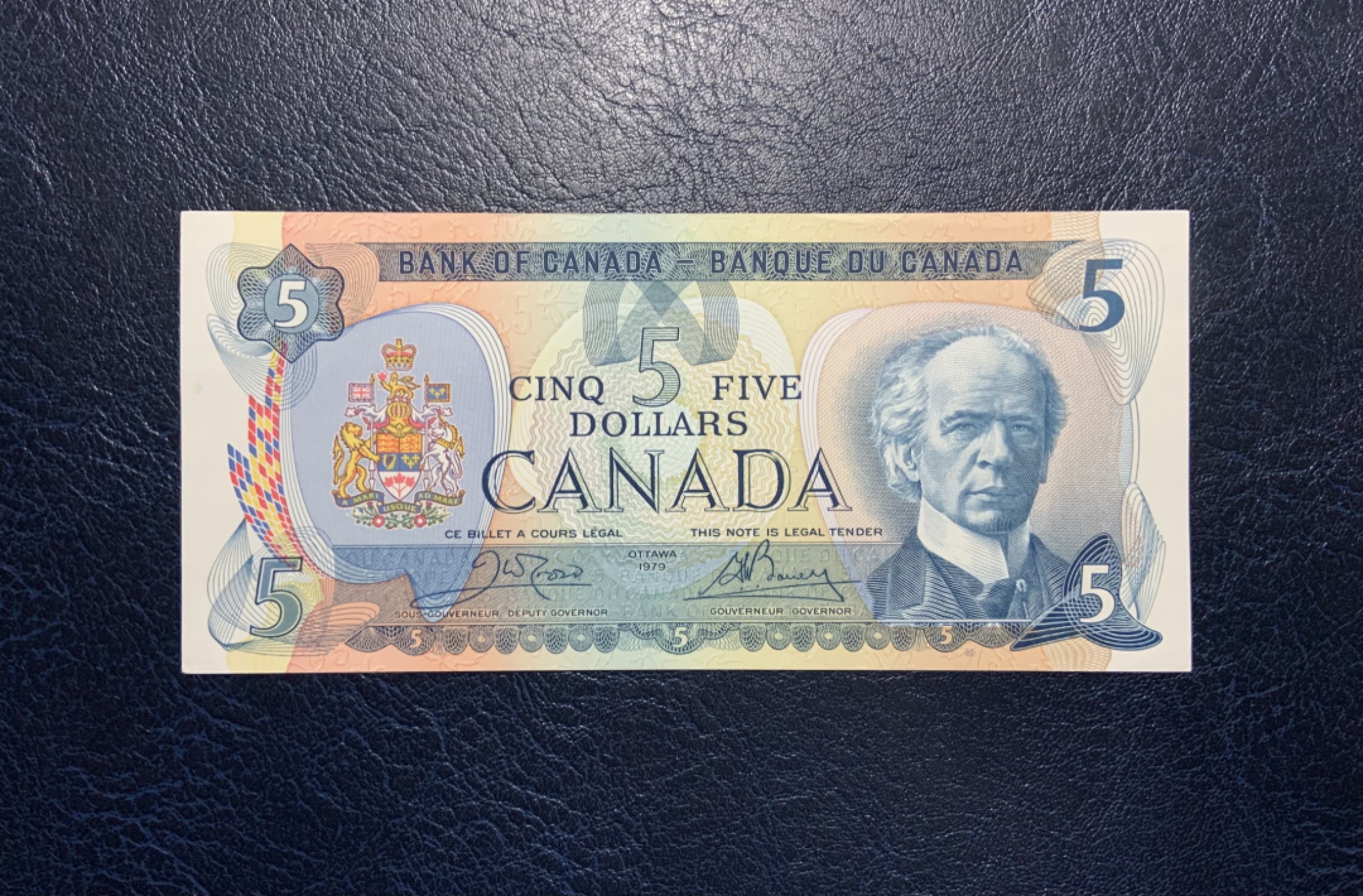 收藏联盟Quantum Auction 第223期拍卖 加拿大1979年5元 品相UNC-