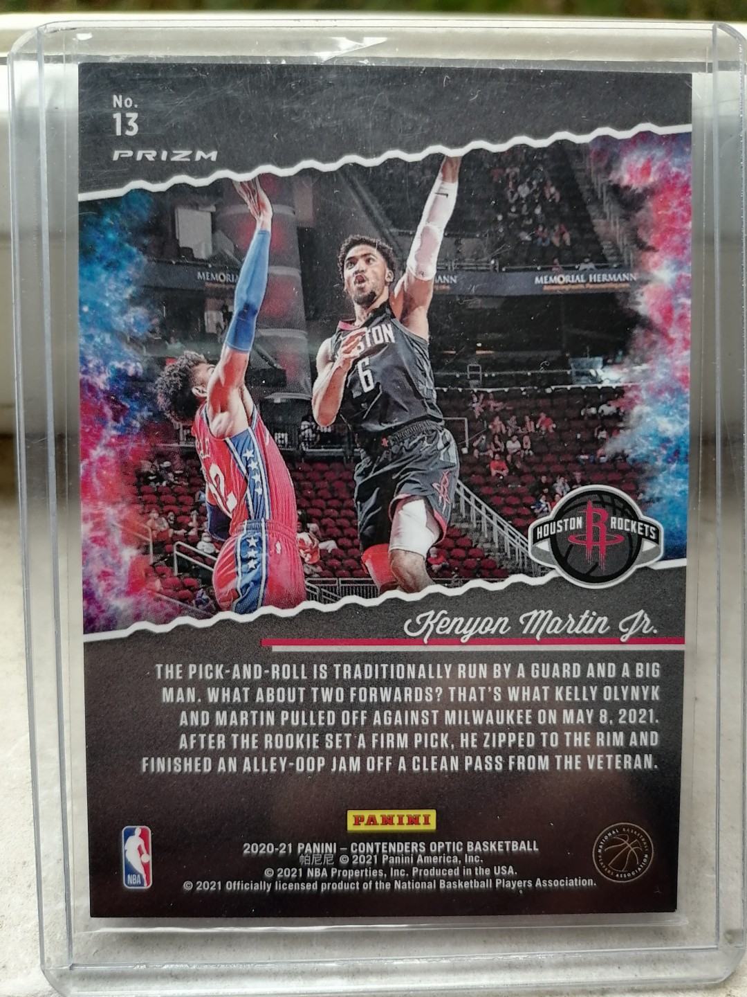 球星卡专场 2020-21PANINI-球票OP-BASKETBALL一13 休斯敦火箭一小肯杨 马丁