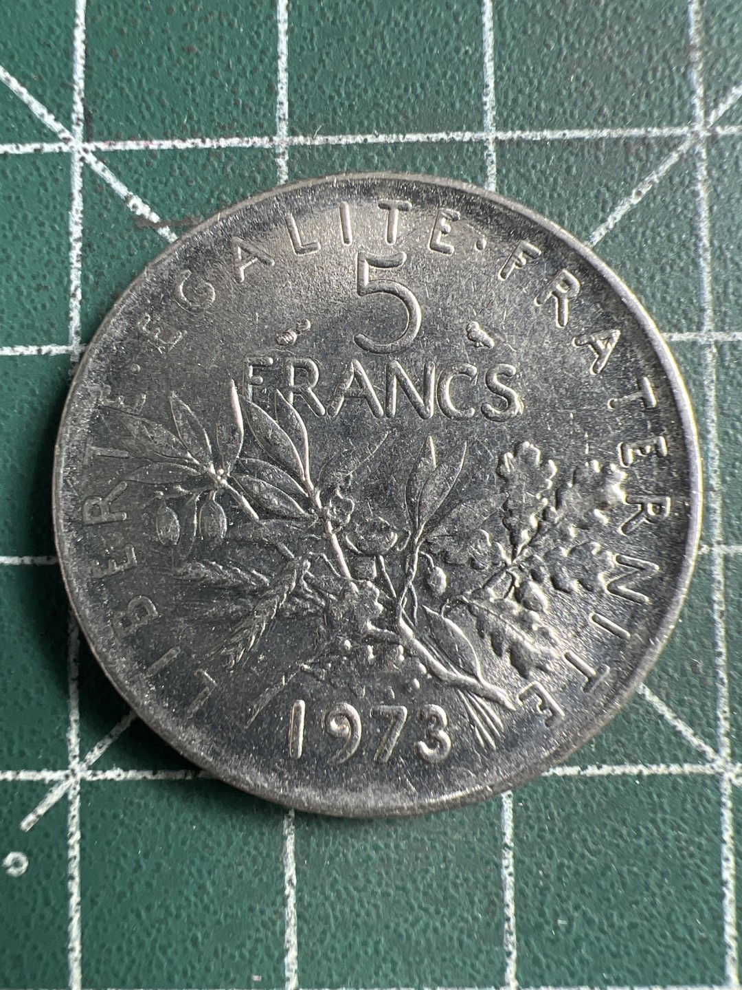 泡泡堂第203期  世界硬币（无押金，无佣金，捡漏，全场20包邮，偏远地区除外） 法国五法郎。