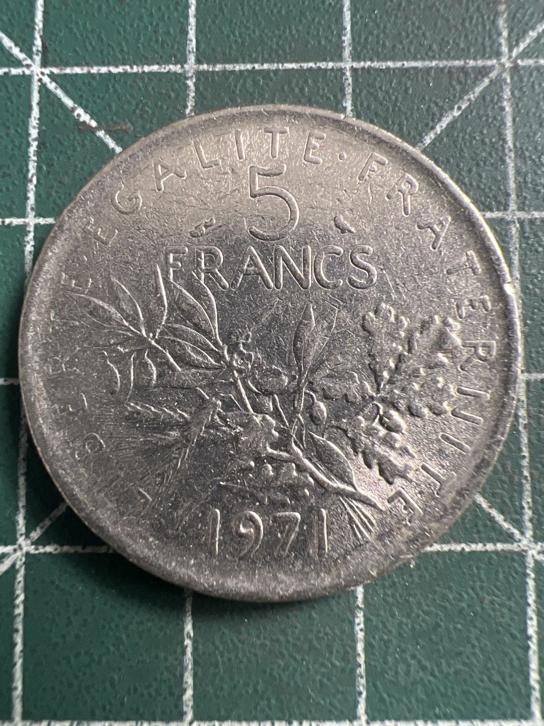 泡泡堂第223期  世界硬币 （无押金，无佣金，捡漏，全场20包邮，偏远地区除外） 法国五法郎。