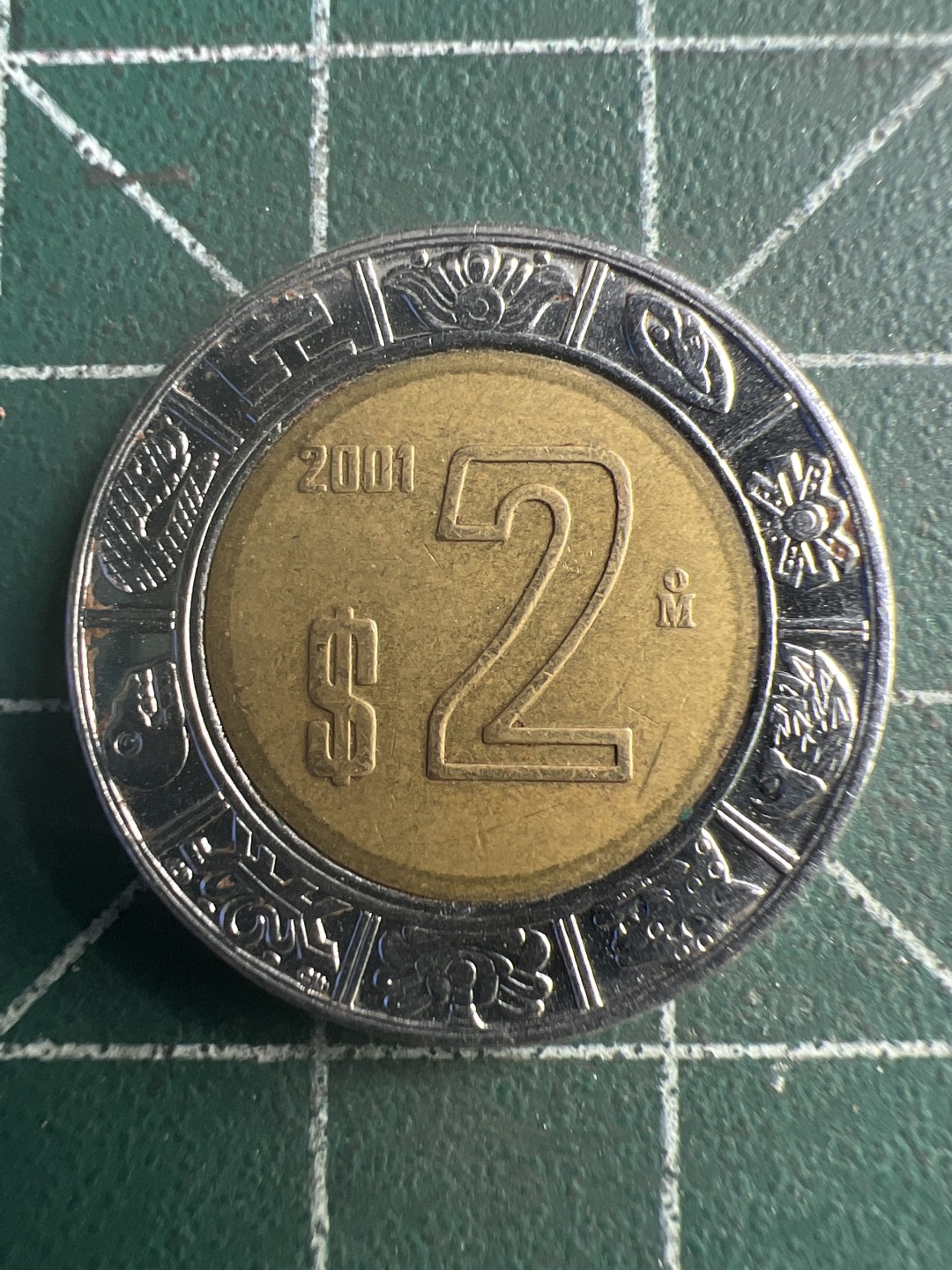 泡泡堂第204期  世界硬币（无押金，无佣金，捡漏，全场20包邮，偏远地区除外） 墨西哥二刀