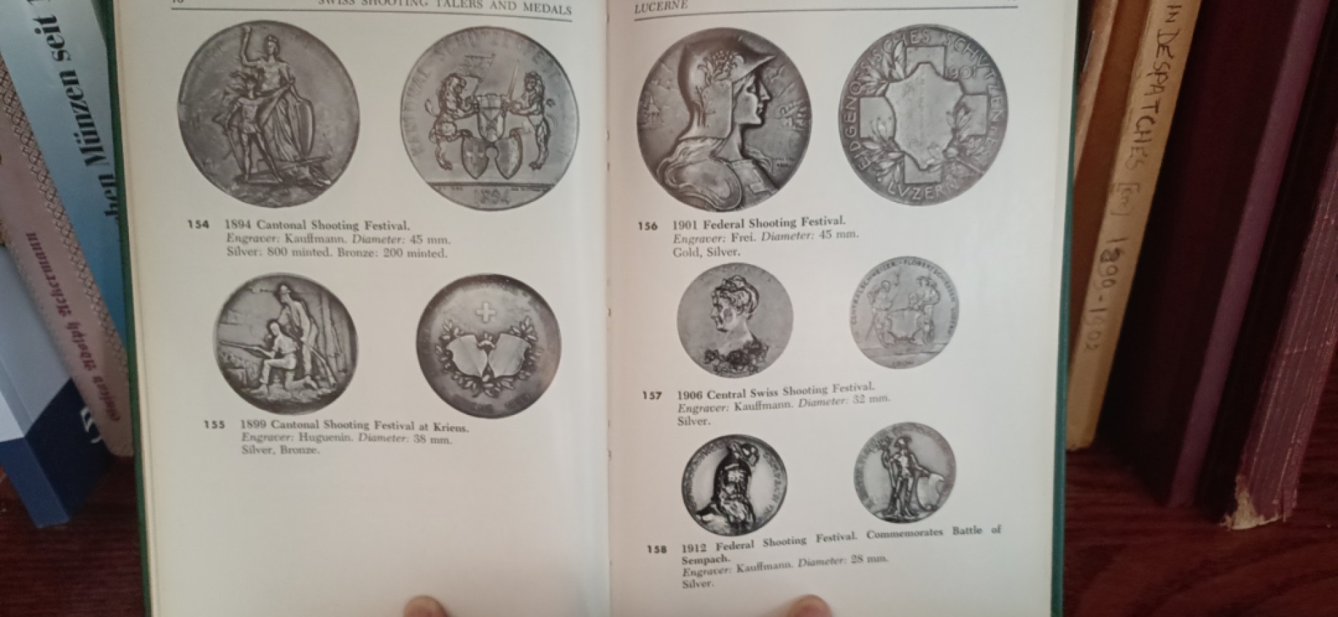 铸币章牌军功章目录（德英瑞士）第五期 瑞士射击泰勒和章牌