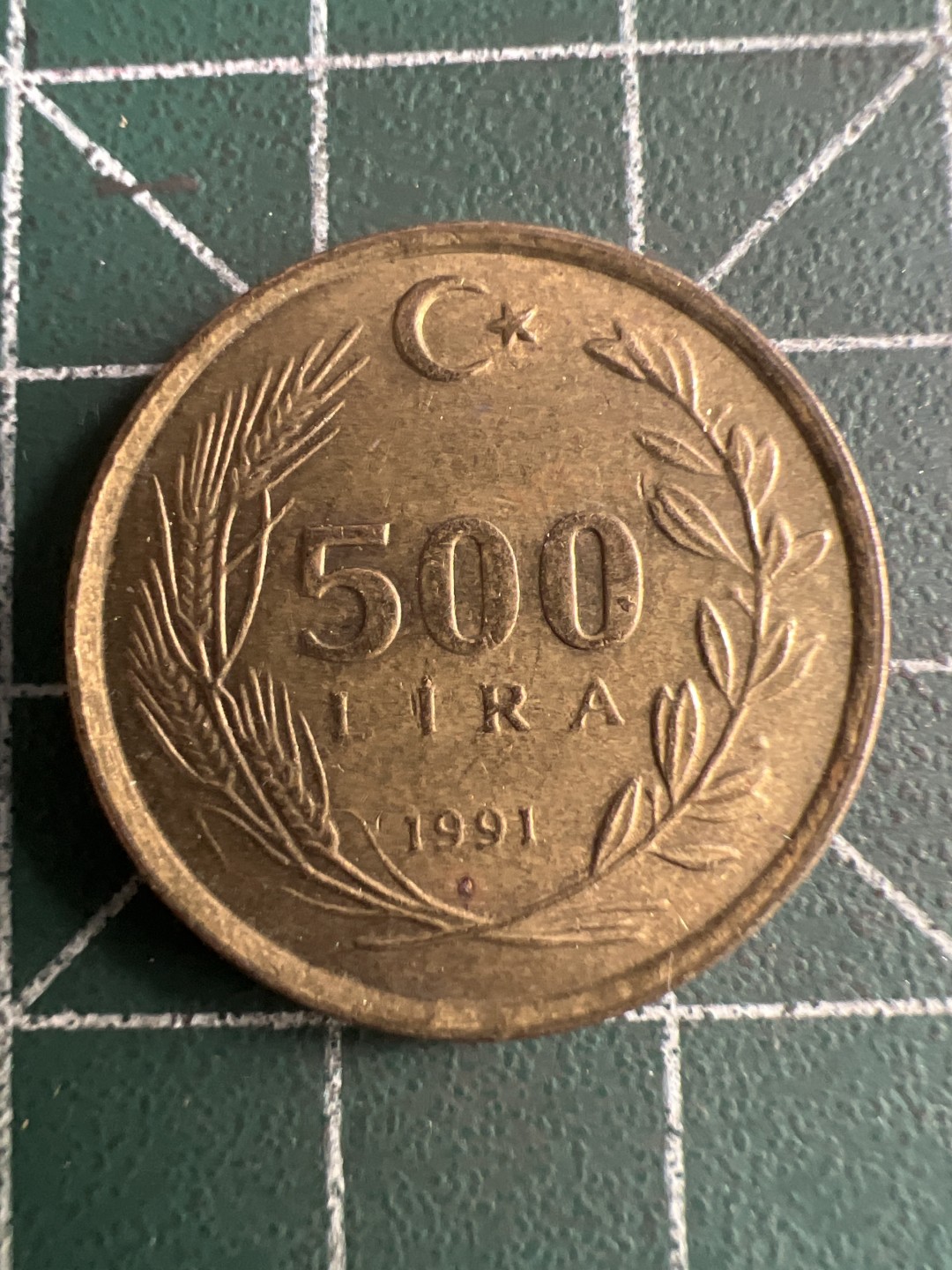 泡泡堂第300期  世界硬币 （无押金，捡漏，全场20包邮，偏远地区除外，接收代拍业务） 土耳其500里亚尔