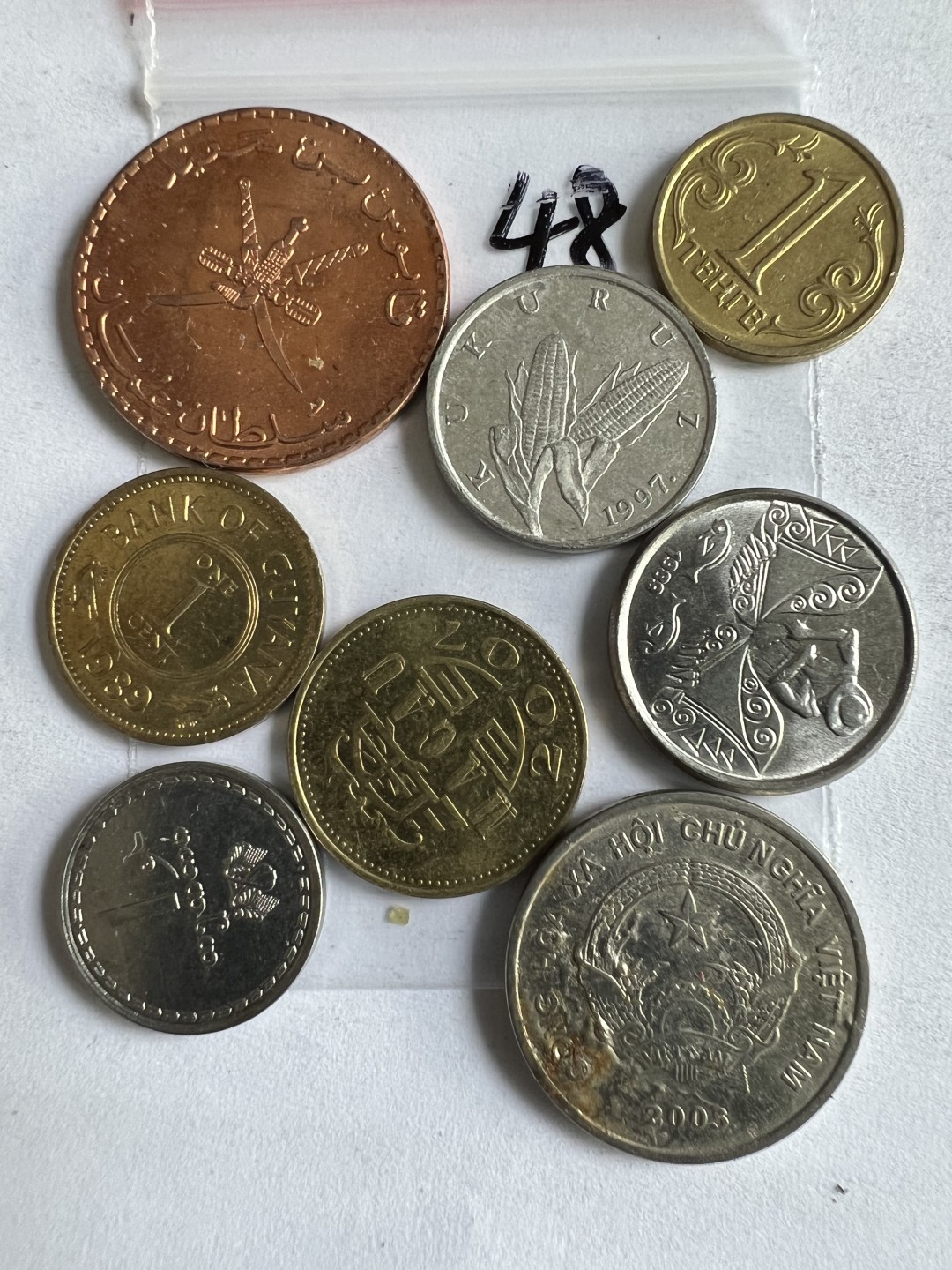 泡泡堂第185期  世界硬币（无押金，无佣金，捡漏，全场20包邮，偏远地区除外） 硬币一袋48