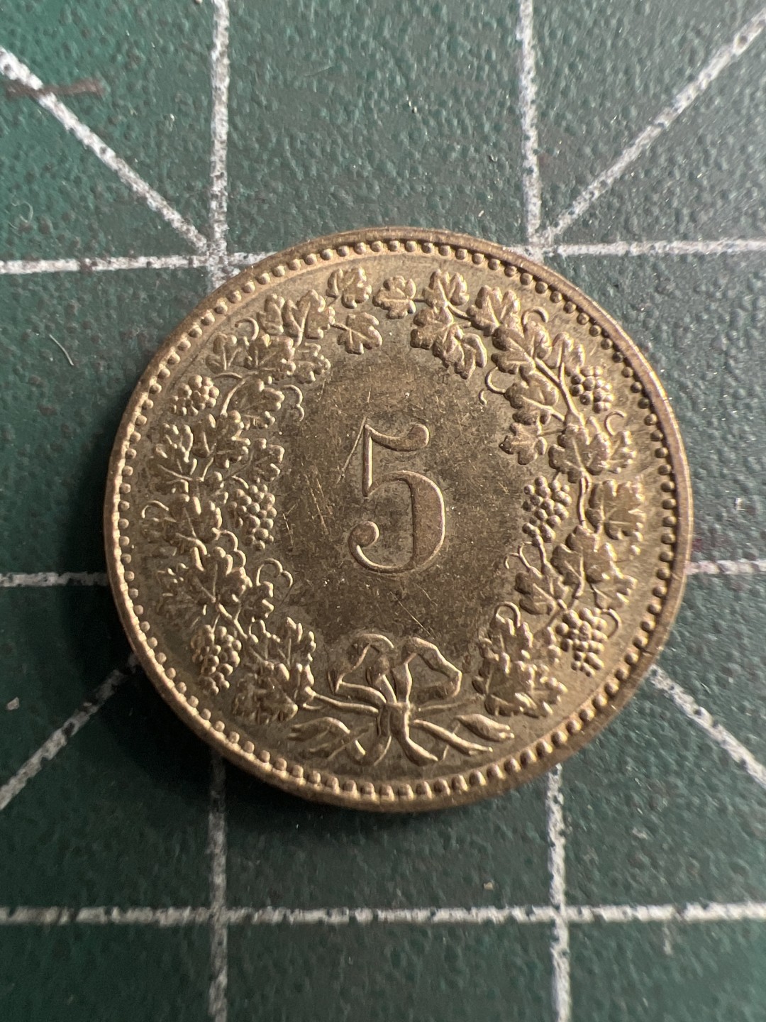 泡泡堂第186期  世界硬币（无押金，无佣金，捡漏，全场20包邮，偏远地区除外） 瑞士五分。