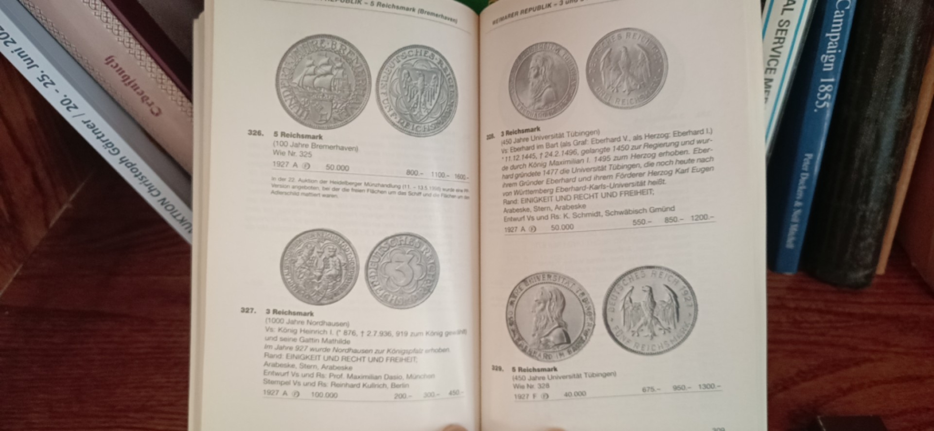 铸币章牌军功章目录（德英瑞士）第五期 德国耶格硬币目录，1871至今，800页。