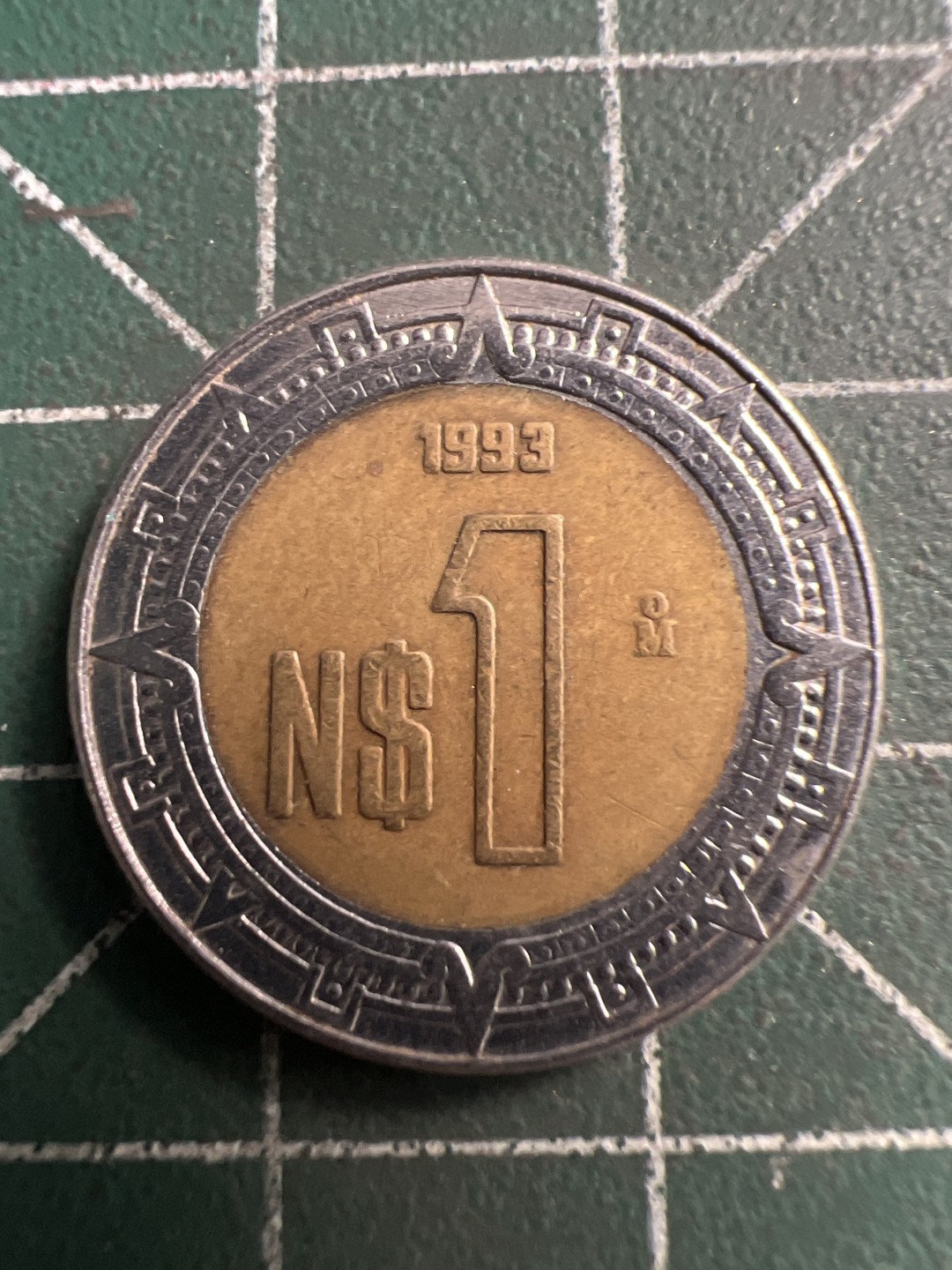 泡泡堂第186期  世界硬币（无押金，无佣金，捡漏，全场20包邮，偏远地区除外） 墨西哥一刀。