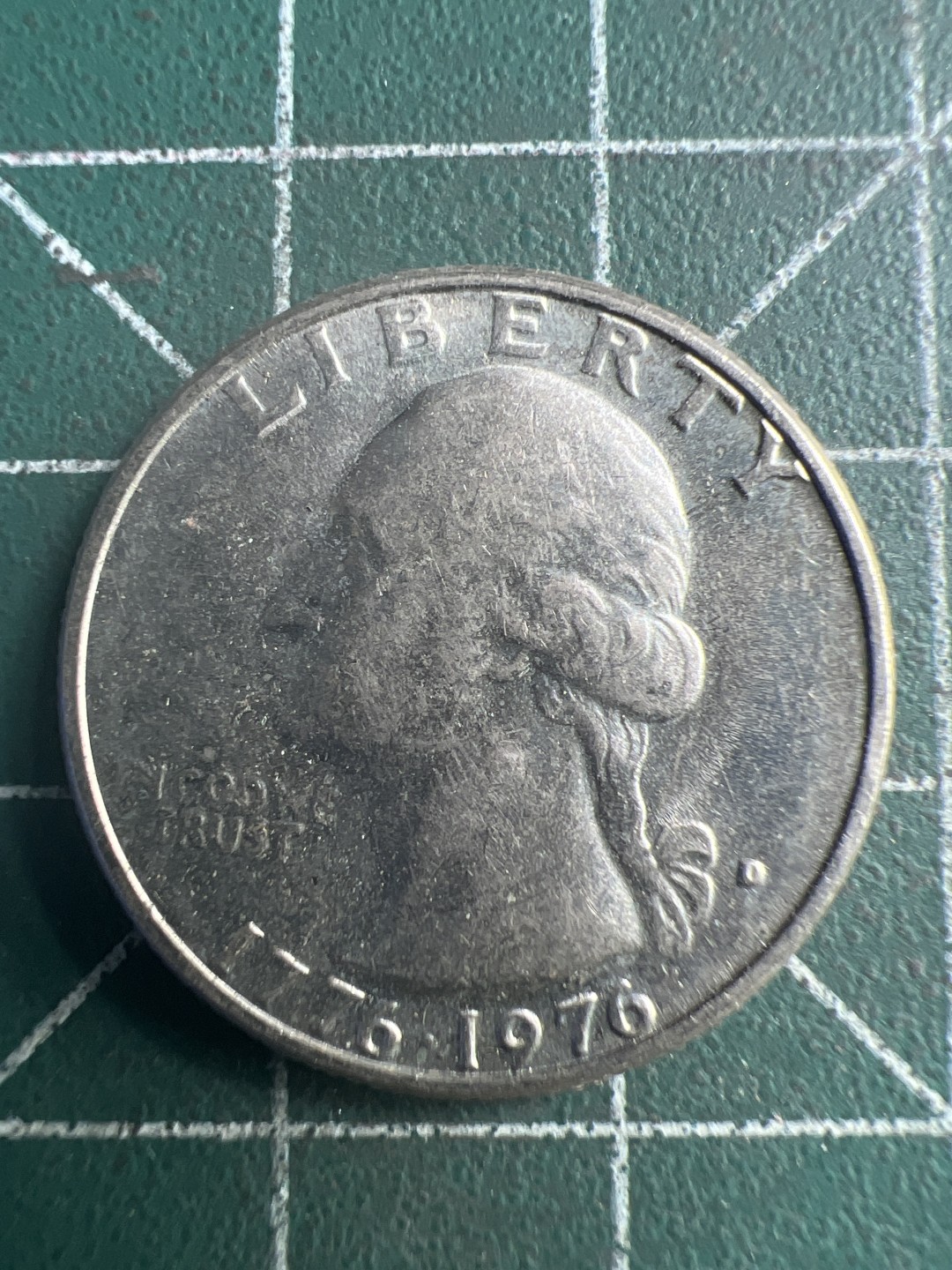 泡泡堂第185期  世界硬币（无押金，无佣金，捡漏，全场20包邮，偏远地区除外） 美国25分76年纪念。