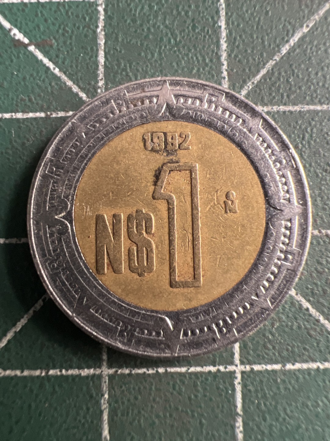 泡泡堂第270期  世界硬币 （无押金，捡漏，全场20包邮，偏远地区除外，接收代拍业务） 墨西哥一刀。