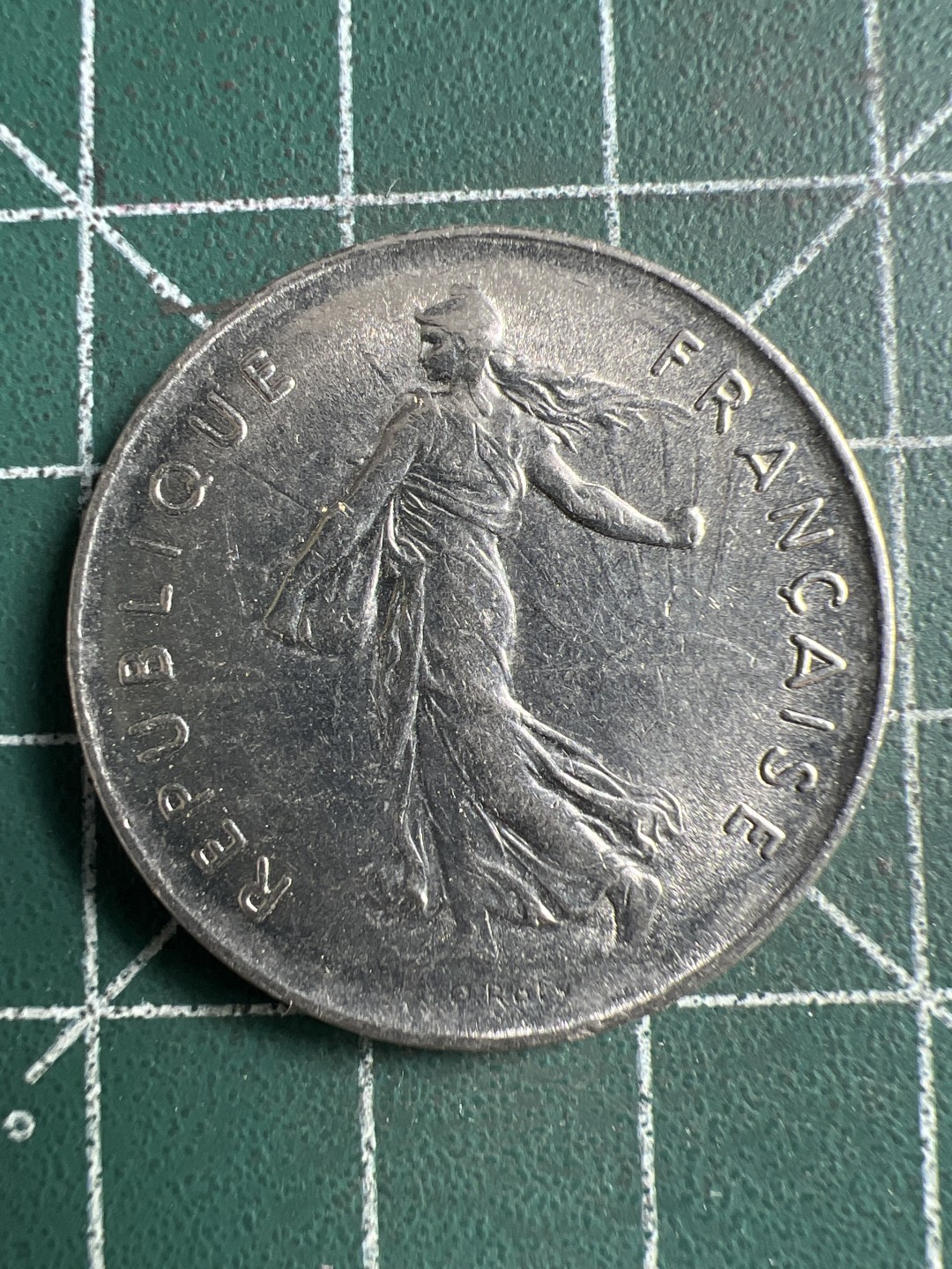 泡泡堂第203期  世界硬币（无押金，无佣金，捡漏，全场20包邮，偏远地区除外） 法国五法郎。