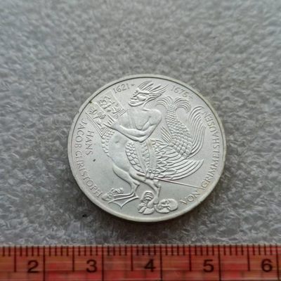 【淘币小摊】第五十八拍 十连拍之二 银币套币场  满百包邮 - 西德1976年小说家格里梅尔斯豪森逝世300周年5马克银币