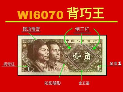 背面题材之王！珍品WI6070背巧王三张