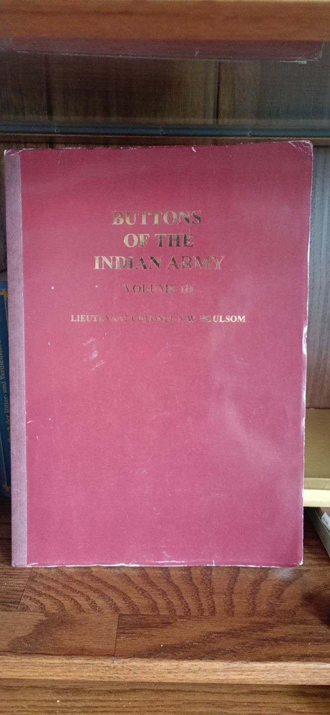 铸币章牌军功章目录（德英瑞士）第五期 英国，印度军队纽扣，第三册