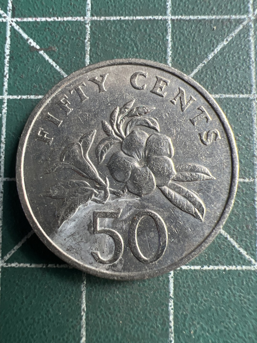 泡泡堂第223期  世界硬币 （无押金，无佣金，捡漏，全场20包邮，偏远地区除外） 新加坡50分。