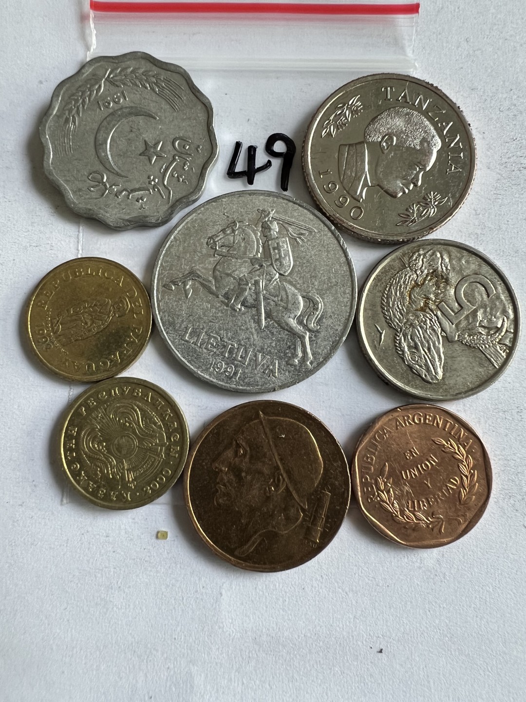 泡泡堂第186期  世界硬币（无押金，无佣金，捡漏，全场20包邮，偏远地区除外） 硬币一袋49