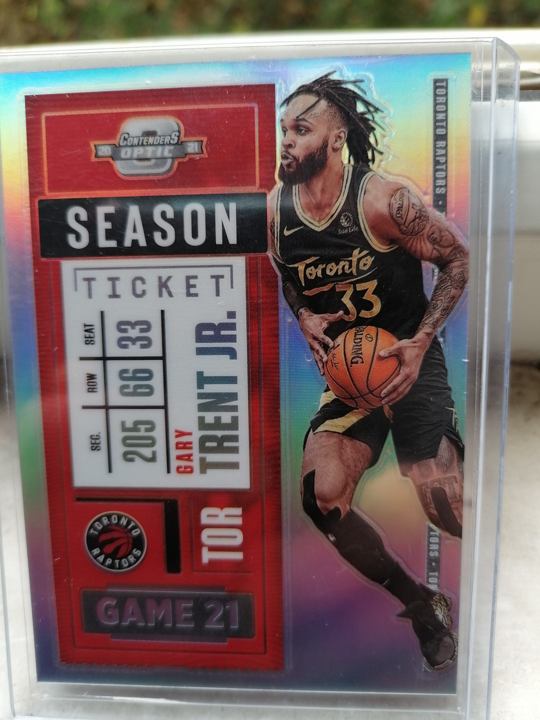 球星卡专场 2020-21PANINI-球票-OP-BASKETBALL-23一多伦多猛龙一小加里特伦特