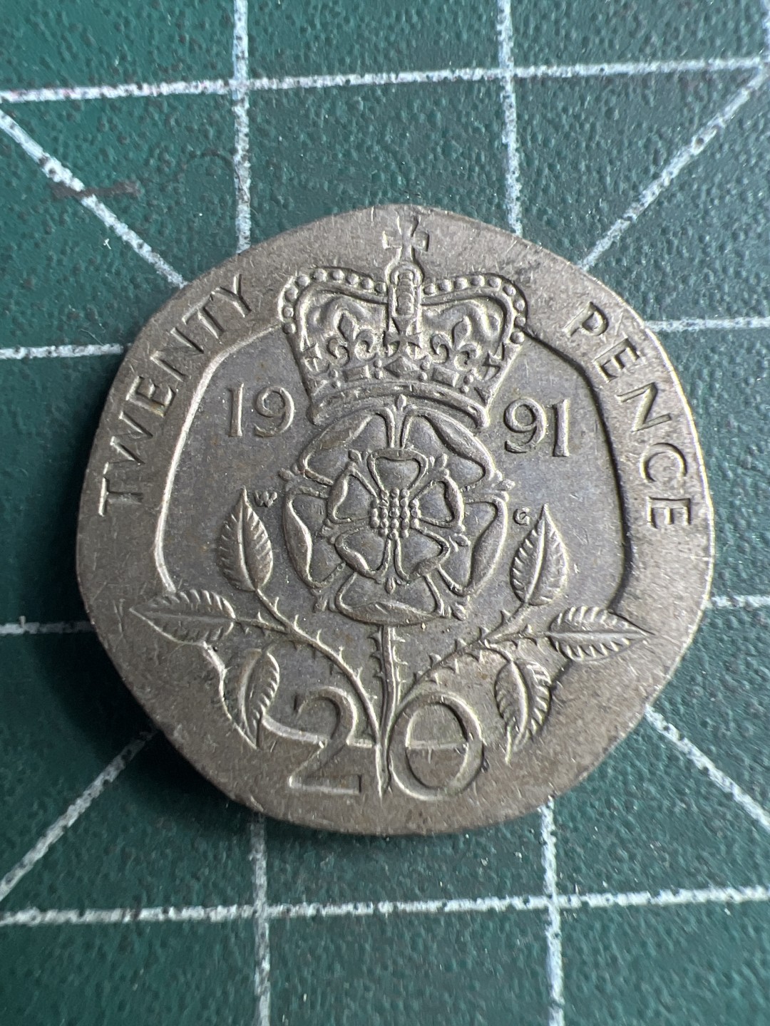 泡泡堂第184期  世界硬币（无押金，无佣金，捡漏，全场20包邮，偏远地区除外） 英国20便士。