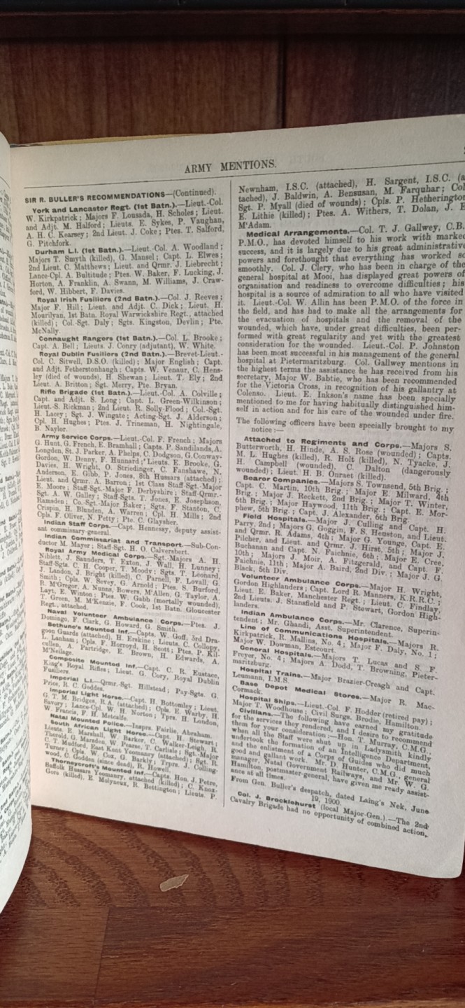 铸币章牌军功章目录（德英瑞士）第五期 英国，1899—1902南非战争（布尔战争）