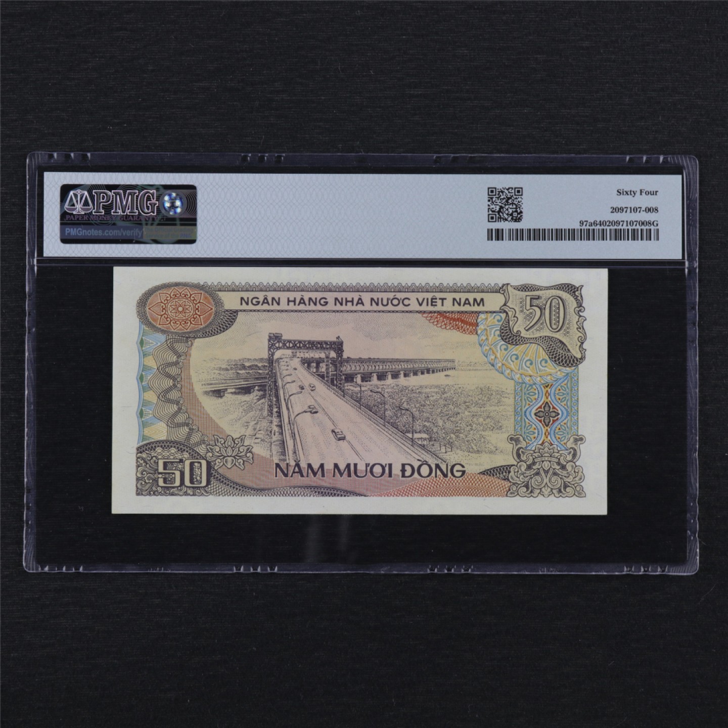 【亘邦集藏】第145期拍卖 1985年 越南50盾 PMG 64 FH3387662