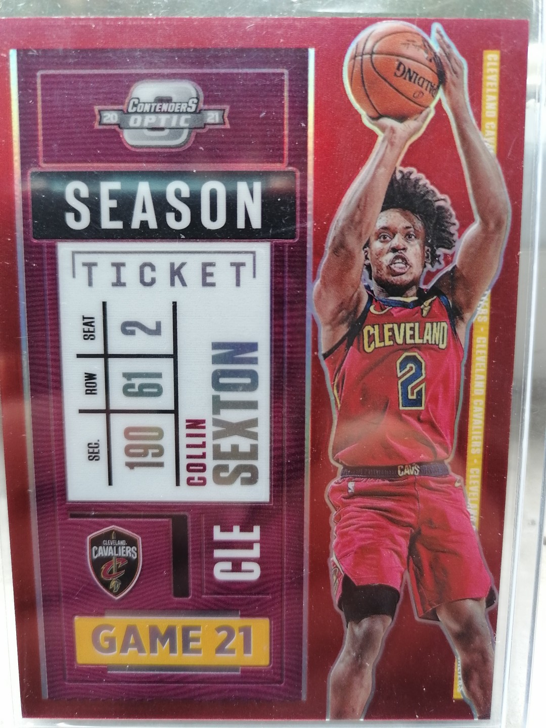 球星卡专场 2020-21-PANINI-球票  OP-BASKETBALL-10-克利夫兰骑士-科林塞克斯顿