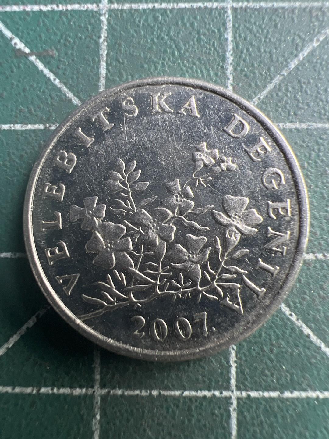 泡泡堂第185期  世界硬币（无押金，无佣金，捡漏，全场20包邮，偏远地区除外） 克罗地亚50分。