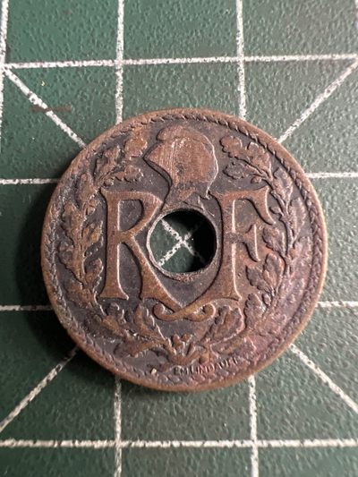 泡泡堂第270期  世界硬币 （无押金，捡漏，全场20包邮，偏远地区除外，接收代拍业务） - 法国1937年1/2c