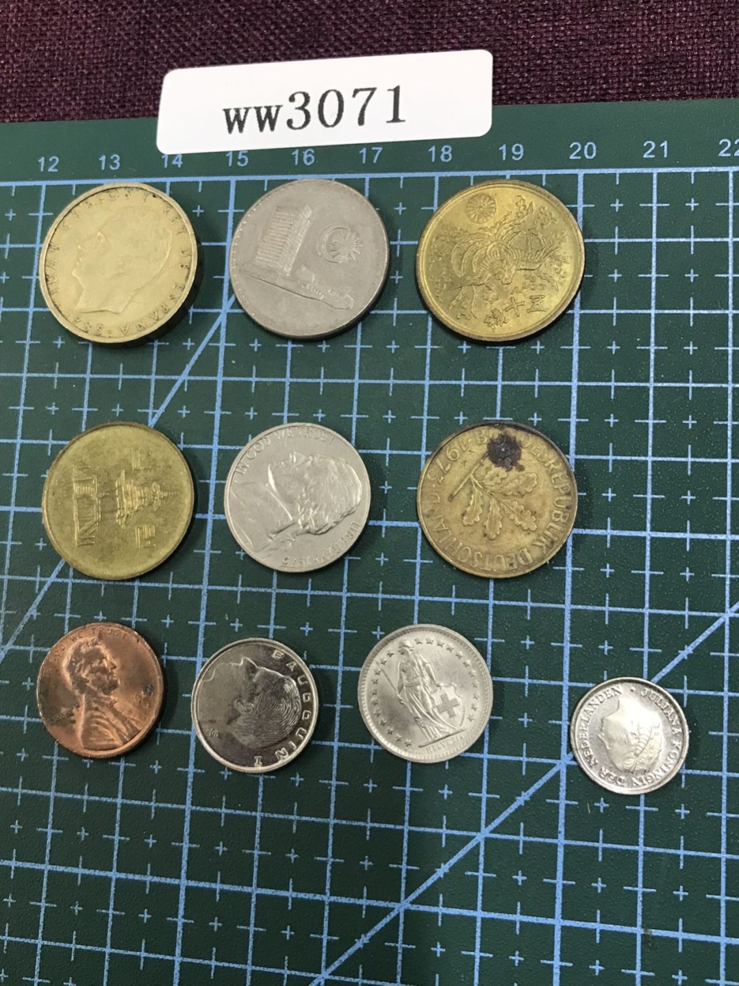 硬币1 外国硬币十枚