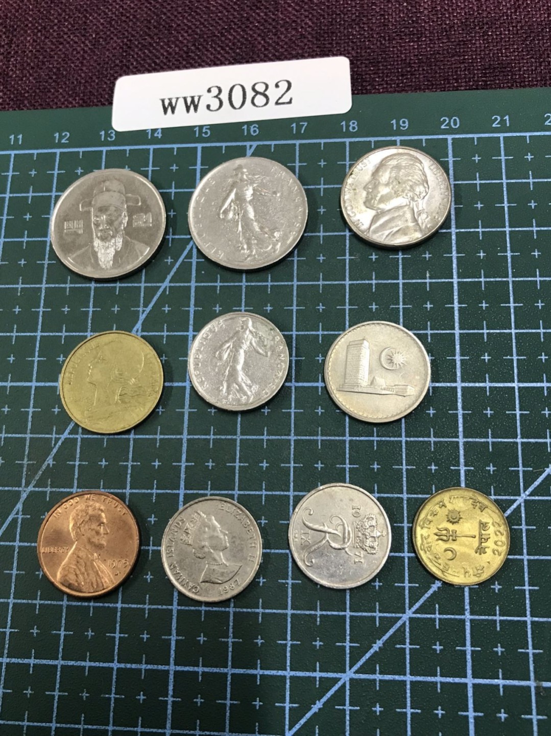 硬币1 外国硬币十枚
