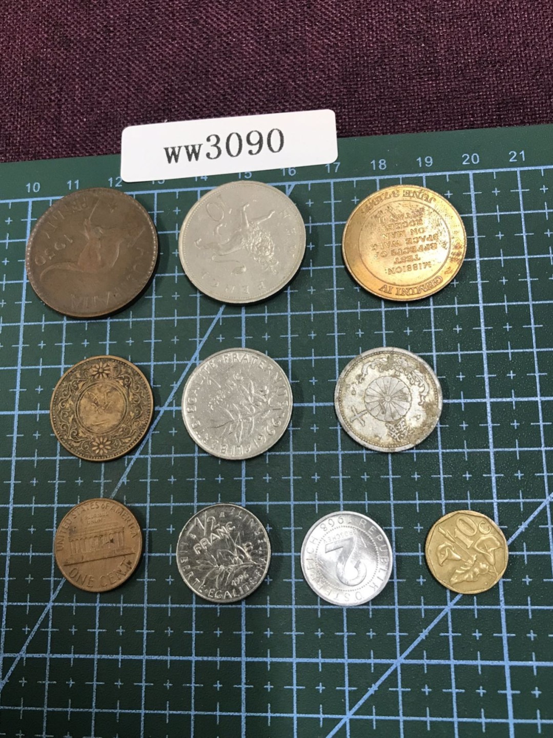 硬币1 外国硬币十枚