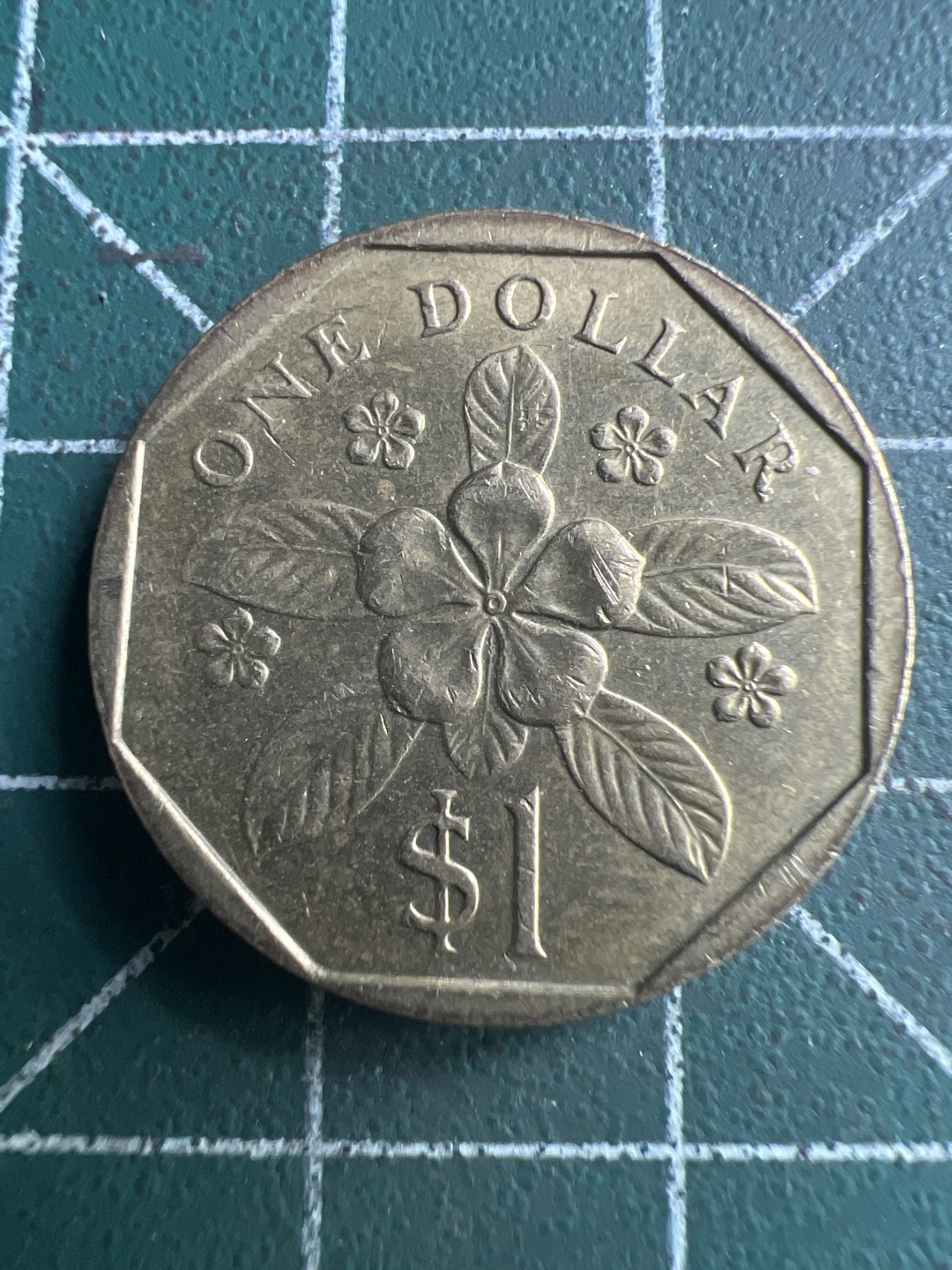 泡泡堂第206期  世界硬币（无押金，无佣金，捡漏，全场20包邮，偏远地区除外） 新加坡1988年一元