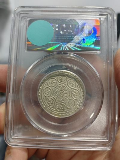 西藏铜币银币及双旗半圆系列 章嘎嘎布公博评级币