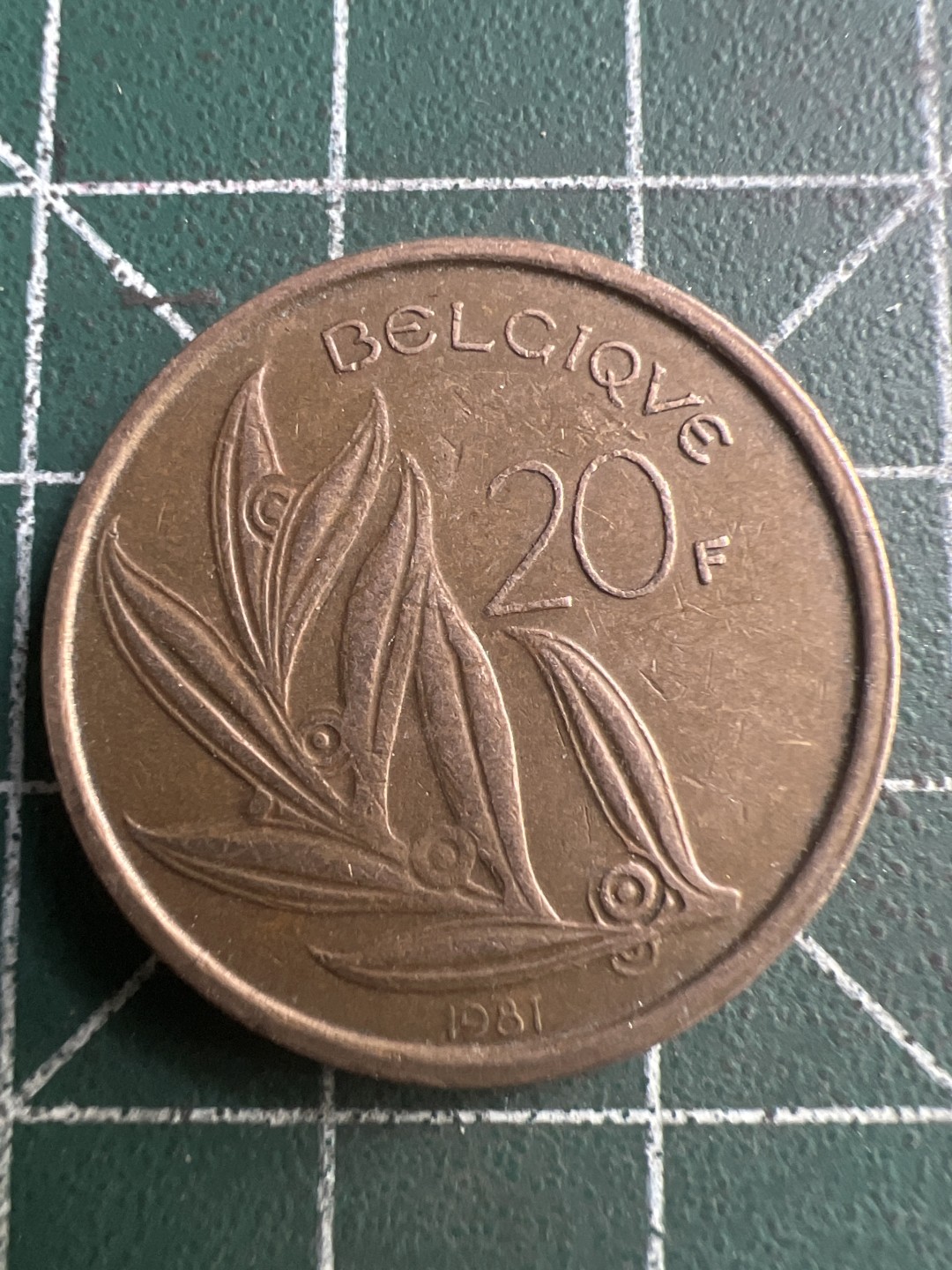 泡泡堂第191期  世界硬币（无押金，无佣金，捡漏，全场20包邮，偏远地区除外） 比利时20F