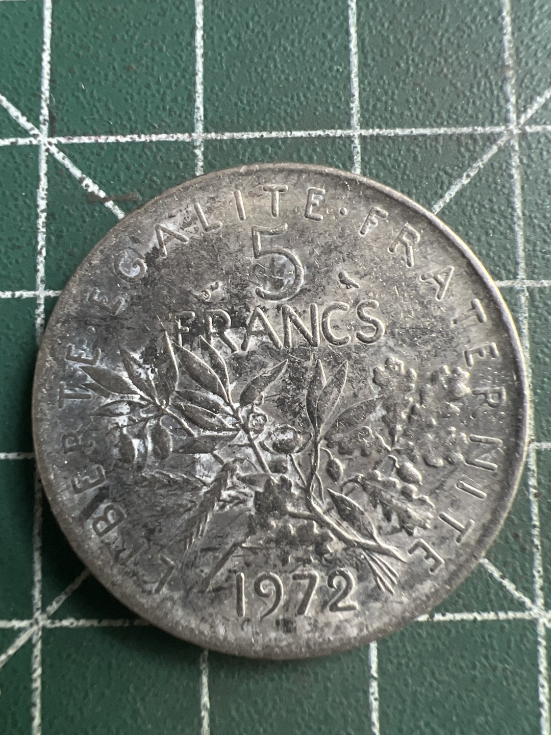 泡泡堂第234期  世界硬币邮票 （无押金，无佣金，捡漏，全场20包邮，偏远地区除外，接收代拍业务） 法国5法郎