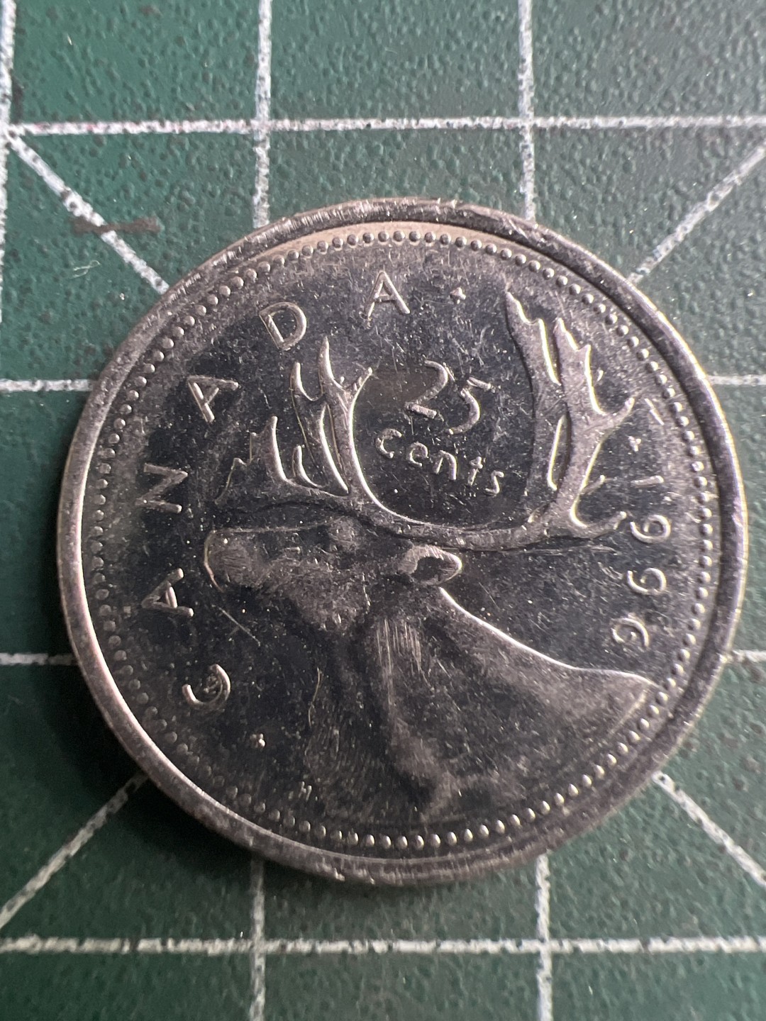 泡泡堂第234期  世界硬币邮票 （无押金，无佣金，捡漏，全场20包邮，偏远地区除外，接收代拍业务） 加拿大1996年25分