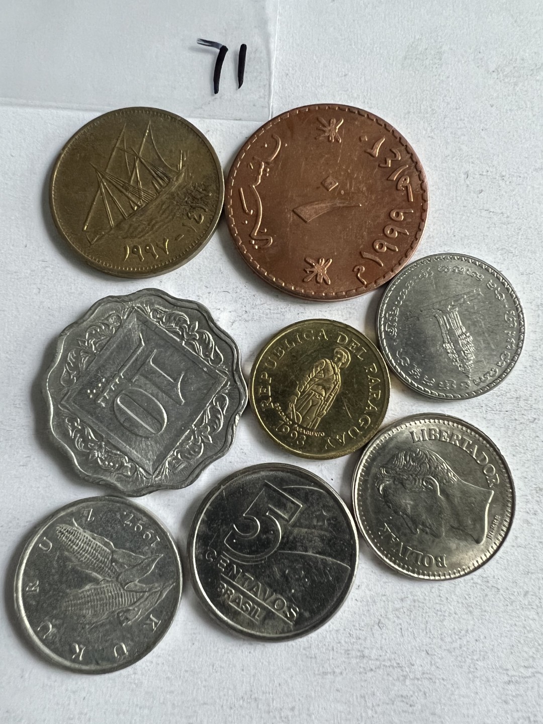 泡泡堂第207期  世界硬币（无押金，无佣金，捡漏，全场20包邮，偏远地区除外） 硬币一袋71