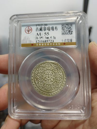 西藏铜币银币及双旗半圆系列 章嘎嘎布公博评级币