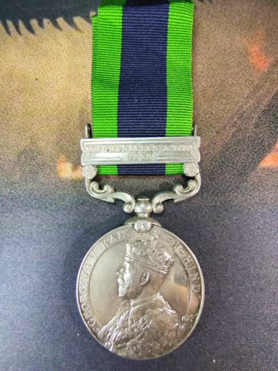戎马世界章牌大赏（第23期） - 英国印度服役奖章（1919年第三次英阿战争勋条）