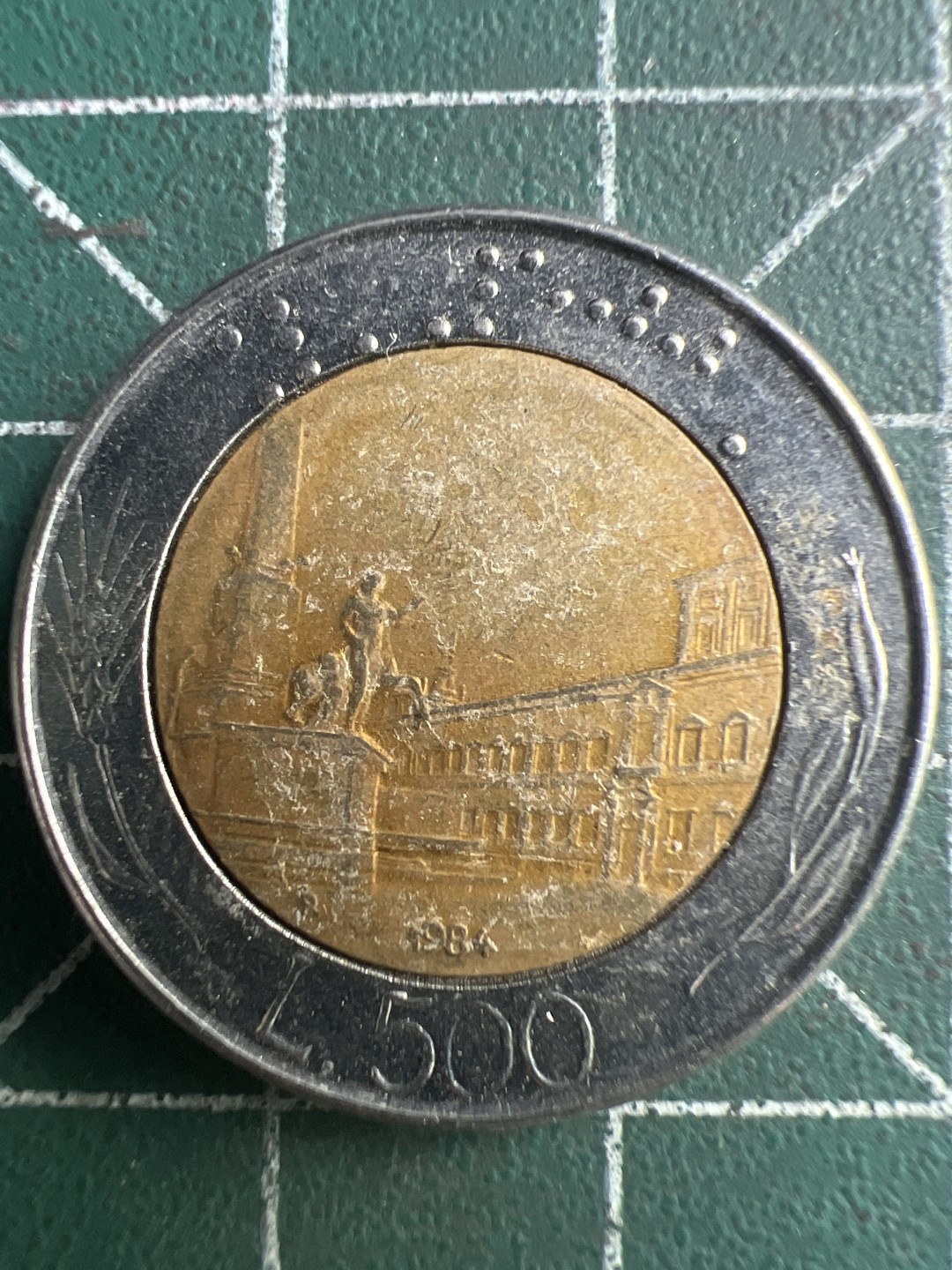 泡泡堂第205期  世界硬币（无押金，无佣金，捡漏，全场20包邮，偏远地区除外） 意大利500里拉。