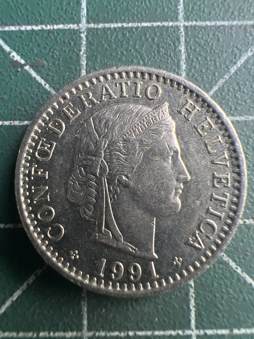 泡泡堂第224期  世界硬币 （无押金，无佣金，捡漏，全场20包邮，偏远地区除外） 瑞士20分。