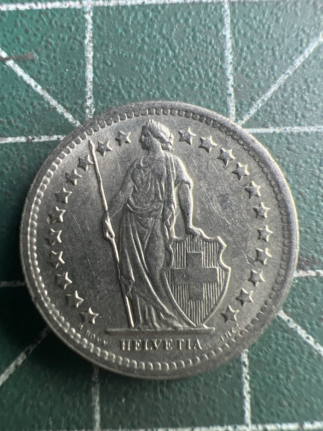 泡泡堂第188期  世界硬币邮票（无押金，无佣金，捡漏，全场20包邮，偏远地区除外） 瑞士1/2法郎。