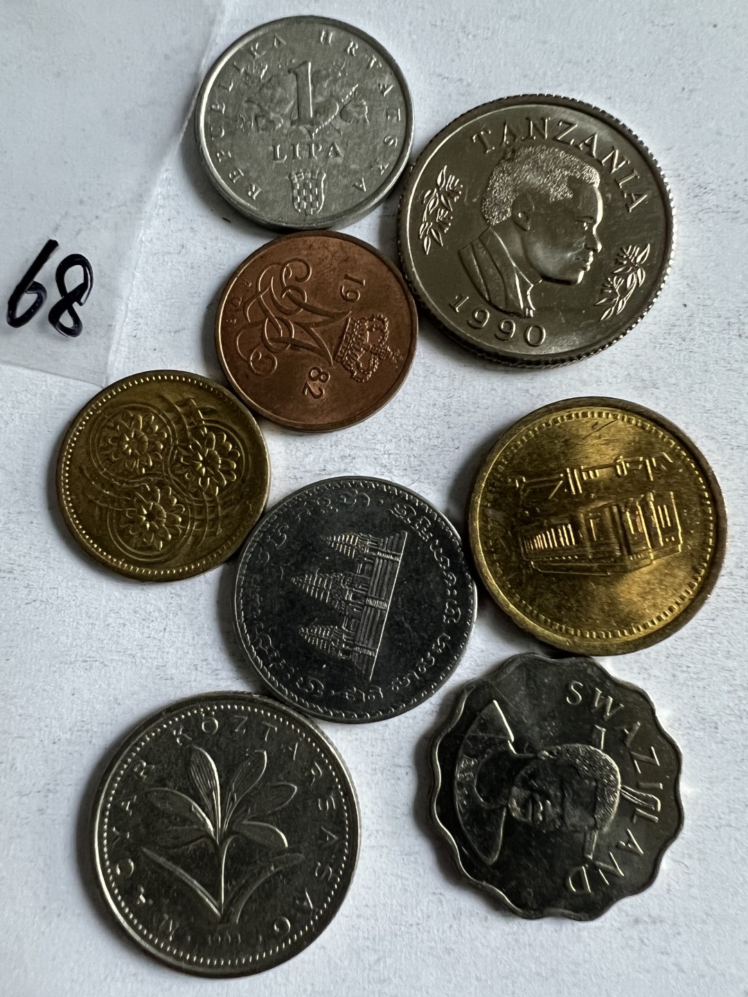 泡泡堂第224期  世界硬币 （无押金，无佣金，捡漏，全场20包邮，偏远地区除外） 硬币一袋68