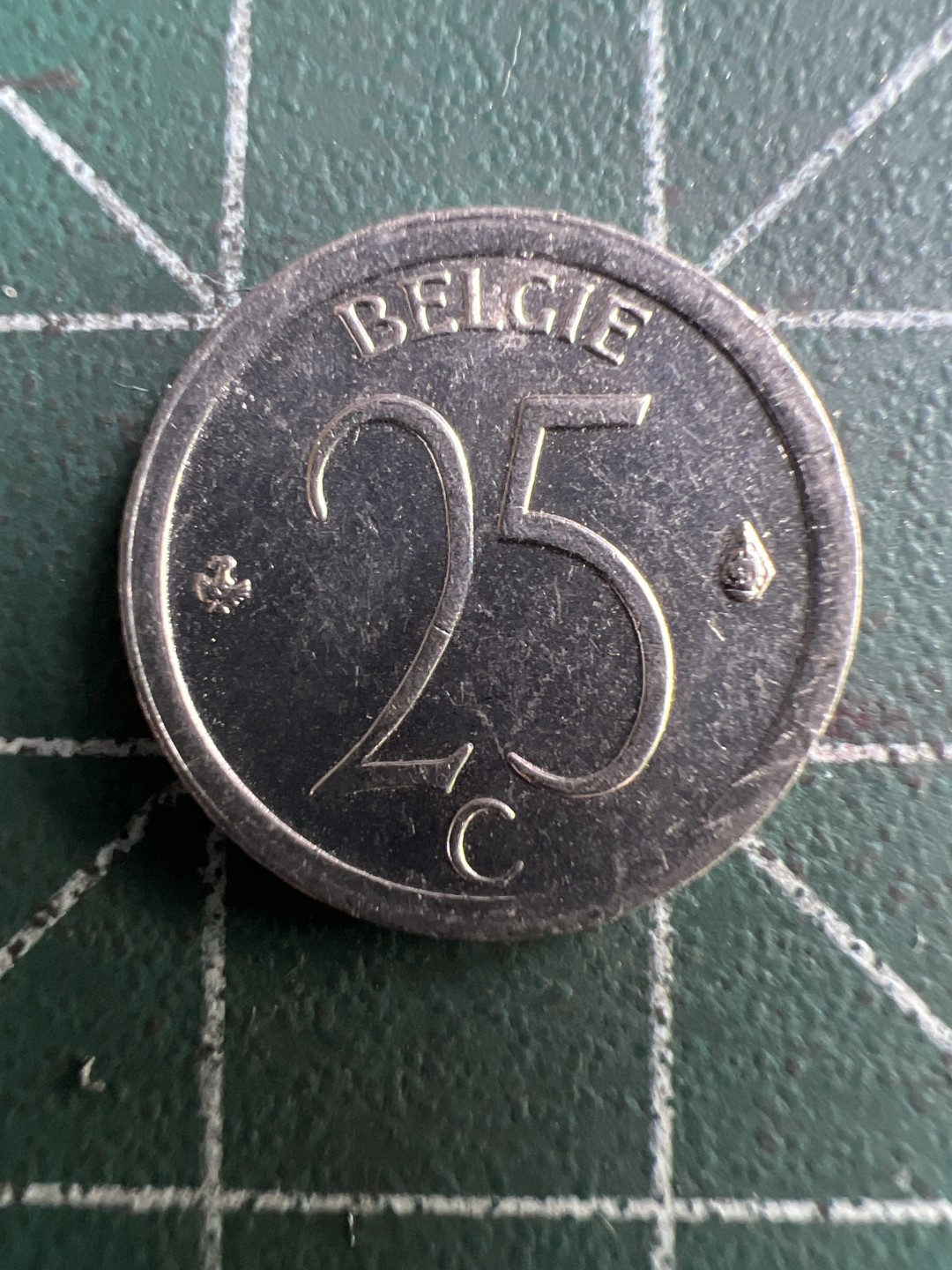 泡泡堂第278期  世界硬币 （无押金，捡漏，全场20包邮，偏远地区除外，接收代拍业务） 比利时25分