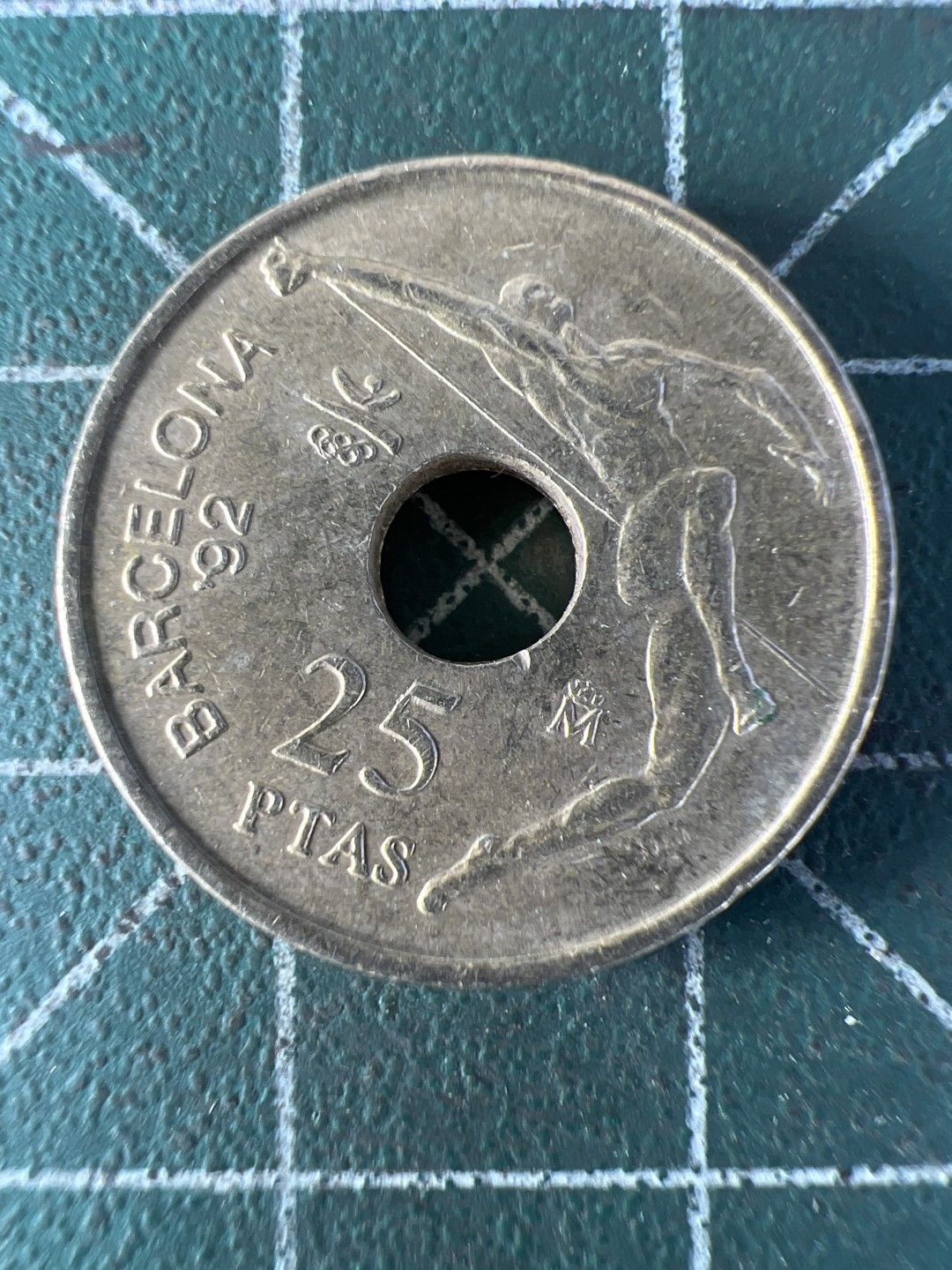 泡泡堂第192期  世界硬币（无押金，无佣金，捡漏，全场20包邮，偏远地区除外） 西班牙25分纪念币