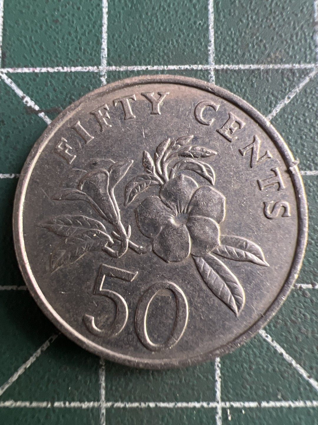 泡泡堂第194期  世界硬币（无押金，无佣金，捡漏，全场20包邮，偏远地区除外） 新加坡50分