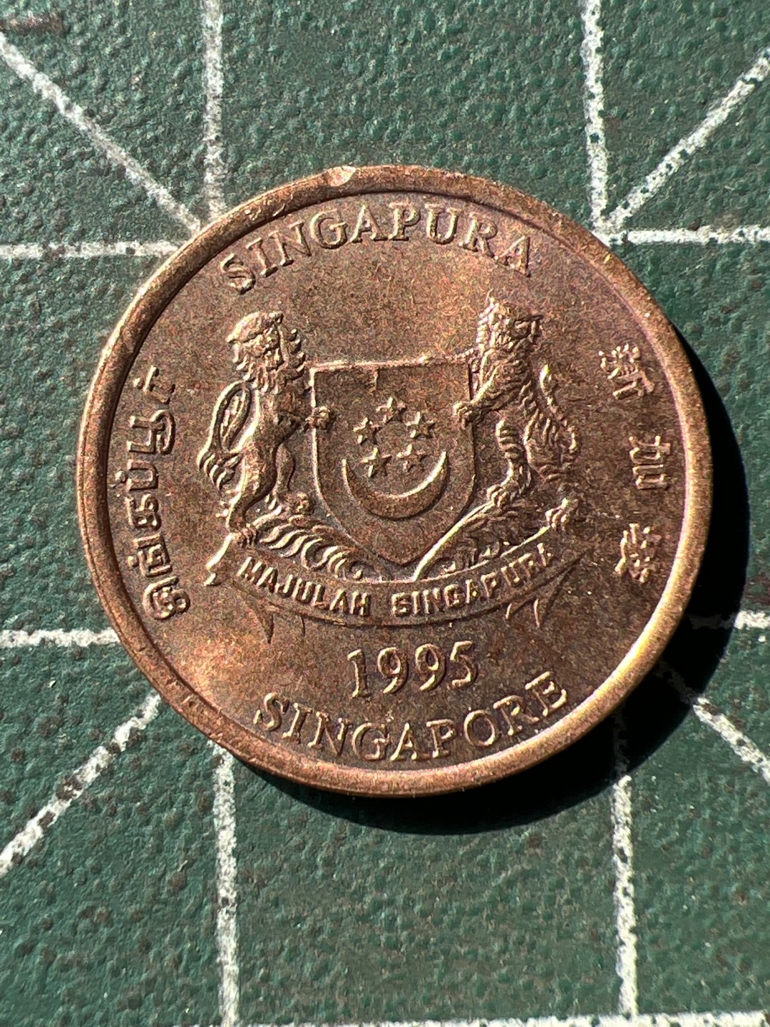 泡泡堂第250期  世界硬币 （无押金，捡漏，全场20包邮，偏远地区除外，接收代拍业务） 新加坡1分