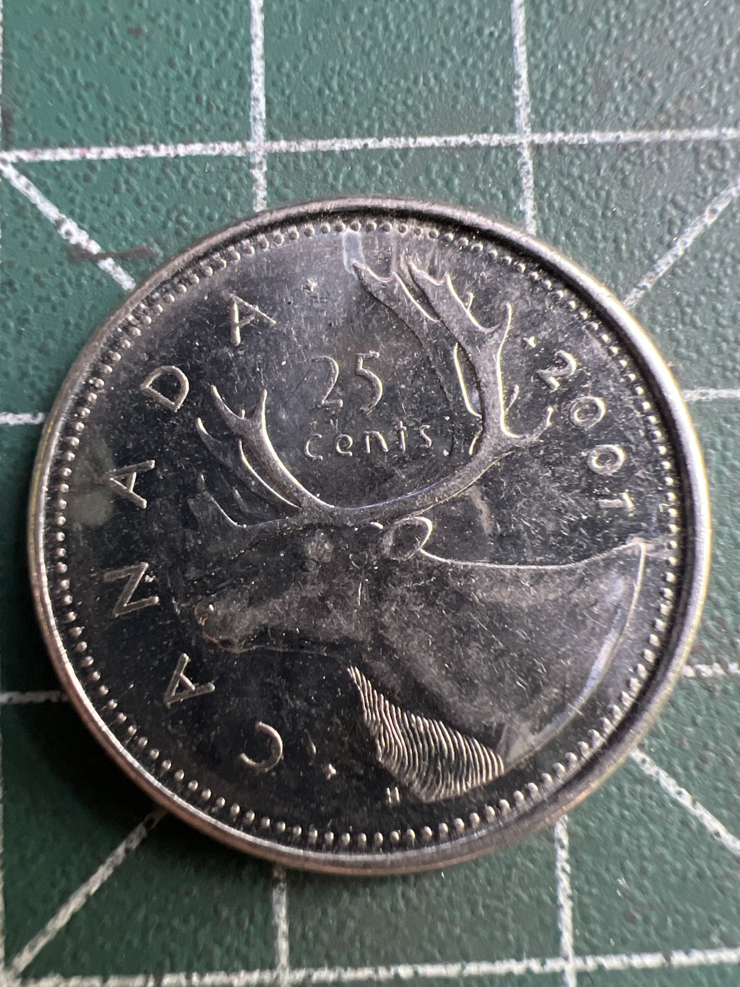 泡泡堂第194期  世界硬币（无押金，无佣金，捡漏，全场20包邮，偏远地区除外） 加拿大2001年25分